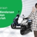 Lewat pembiayaan Pengadaian Syariah bisa dapat motor listrik dengan mudah. (dok. humas)