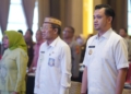 Wakil Walikota Gorontalo, Ryan F. Kono saat menghadiri