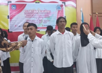 Pelantikan pengurus KPMI Bangkep Provinsi Gorontalo periode 2022-2023 oleh Dewan Pembina Organisasi