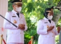Bupati Pohuwato, Saipul Mbuinga bersama Wakil Bupati Suharsi Igirisa.(f.istimewa)
