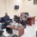 Kapolres Gorut AKBP Juprisan Pratama Ramadhan Nasution didampingi Wakapolres  Kompol Lesman Katili saat menerima kunjungan PWI Gorontalo, Rabu (1/2/2023).