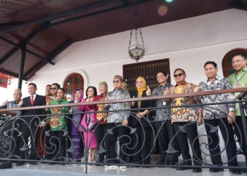 Peresmian Kantor Wilayah BSG Gorontalo di Jalan Nani Wartabone, Kota Gorontalo yang turut dihadiri Wali Kota Marten (humas/pemkot)