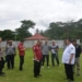 Penjabup Boalemo, Hendriwan bersama tim Baharkam Mabes Polri meninjau stadion pemuda olahraga.(f.eca-nn)