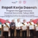 Penjabup Boalemo, Hendriwan menghadiri rapat kerja daerah diselenggarakan BKKBN Perwakilan Provinsi Gorontalo.(f.dok.hms)