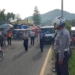 Petugas Dinas Perkimhubtan mengadakan sosialisasi dan penertiban jalur jalan di kawasan Pasar Tilamuta.(f.dok.hms)