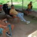Wakil Ketua DPRD, Hamzah Sidik didampingi Kadis Kelautan dan Perikanan, Faisal Piu saat berkunjung ke tempat penampung ikan Di Desa Leboto. Senin (6/3/2023).(foto.HS)