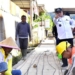 Walikota Gorontalo, Marthen Taha meninjau pekerjaan pembangunan infrastruktur didanai dari PEN.(f.istimewa)