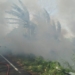 Kebakaran lahan di Kecamatan Patilanggio, Pohuwato sempat menganggu pengguna jalan karena asap tebal membuat jarak pandang terganggu-newsnesia.id