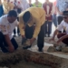 Peletakan Batu Pertama Pembangunan Kantor Adat Provinsi Gorontalo. (foto. selfia/nn)