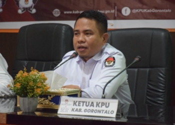 Ketua KPU Kabupaten Gorontalo Roy Hamrain-f.hmskpu