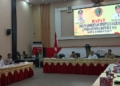 Wali Kota Gorontalo, Marten Taha saat memimpin rapat persiapan Festival Kota Tua Kota Gorontalo. (foto. Pia/nn)