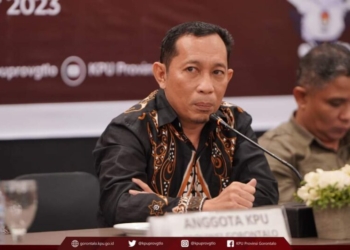 Anggota KPU Provinsi Gorontalo Hendrik Imran-f.ist