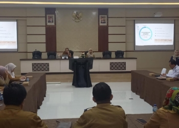 Inspektorat Daerah Provinsi Gorontalo memanggil pimpinan OPD membahas Percepatan TLRHP BPK RI. (foto. Anq/nn)