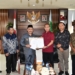 Penjabup Boalemo Sherman Moridu bersama tim Divisi HAM, Kemenkumham Provinsi Gorontalo mengadakan penandatanganan kerjasama soal produk hukum terkait HAM.(f.dok.hms)