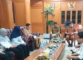 Pj. Sekda Boalemo, Supandra Nur menerima kunjungan tim Dirjen Cipta Karya Kementerian PU-PR.(f.dok.hms)
