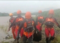Korban tenggelam di sungai Paguyaman akhirnya ditemukan Tim SAR dalam kondisi meninggal.