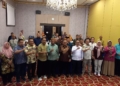 Wali Kota Gorontalo, Marten Taha saat hadiri  Sosialisasi Pengawasan Peraturan  Netralitas Aparatur Sipil Negara pada penyelenggaraan Pemilu 2024. (foto. anq/nn)