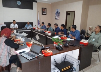 Rapat bersama Tim Pengukur IPK Pusat bersama tim pengukur Provinsi Gorontalo.