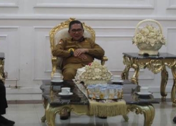 Walikota Gorontalo, Marthen Taha memberikan suport atas penyelenggaraan event Doa Seribu Santri (DSS) diselenggarakan perdana di Gorontalo.(f.istimewa)