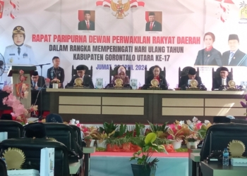 Rapat Paripurna DPRD Gorontalo Utara, Dalam Rangka Memperingati HUT Gorontalo Utara yang Ke 17.