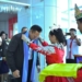 Menteri AHY saat tiba di Bandara Djalaludin Gorontalo.