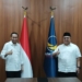 Calon Gubernur Gorontalo, Tonny Uloli disambut Pengurus Nasdem di Kantor DPW Nasdem Provinsi Gorontalo. (foto. anq/nn)