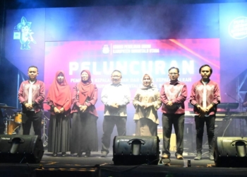 Peluncuran Pilkada serentak 2024 oleh KPU Gorontalo Utara. (Foto: Febri).