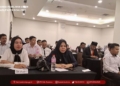 PPK se Kabupaten Boalemo mengikuti Bimtek penguatan kelembagaan dalam penyelenggaraan Pemilu 2024.(f.dok)