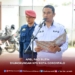 Anggota KPU Kota Gorontalo, Ramli Ondang Djau menyampaikan pidato pada apel pagi rutin diselenggarakan di lingkungan KPU Kota Gorontalo.(f.istimewa)