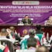 Menteri AHY saat mengikuti