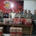 Ratusan botol miras yang diperjual belikan tanpa izin berhasil diamankan oleh Satpol PP Kota Gorontalo. (foto. anq/nn)