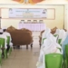 Pj. Bupati Boalemo, Sherman Moridu memberikan sambutan dalam doa syukuran penyambutan jemaah haji asal Boalemo tahun 2024.(f.dok.hms)