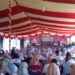 Suasana pentas demokrasi dihalaman KPU Gorontalo Utara, Selasa (10/9/2024).