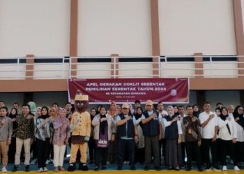 KPU Bone Bolango melantik Pantarlih. (foto. kpu)