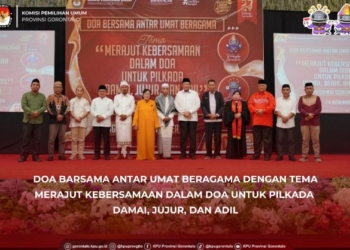 KPU Provinsi Gorontalo menggelar doa bersama