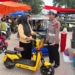 Sosialisasi bagi pengguna sepeda listrik yang dilakukan oleh jajaran Ditlantas Polda Gorontalo.