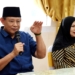 Gubernur Gorontalo Gusnar Ismail dan Wakil Gubernur Idah Syahidah saat konferensi pers.(hms)