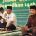 Kepala Kantah Kota Gorontalo Kusno Katili saat memberikan sambutan pada kegiatan halal bi halal di lingkungan Kantah Kota Gorontalo.