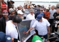 Menteri Nusron Wahid saat meninjau lokasi