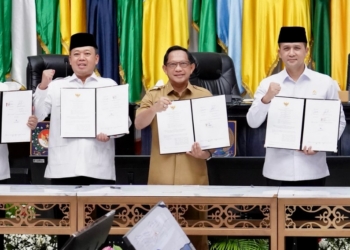 Kementerian ATR/BPN tandatangani nota kesepahaman dengan 4 Kementerian/Lembaga