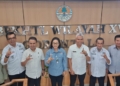 Kakanwil BPN Gorontalo bersama jajaran saat lakukan kunjungan kerja ke kanwil BPKH