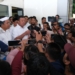 Menteri Nusron Wahid saat menjawab pertanyaan sejumlqh wartawan