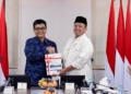 Menteri Nusron Wahid menerima laporan hasil pemeriksaan oleh BPK RI.