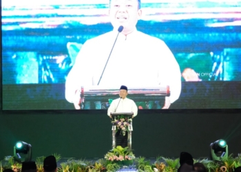 Menteri Nusron Wahid saat menghadiri hari jadi ke 72 Nahdhatul Wathan