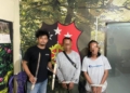 Kedua pelaku penganiayaan di Kelurahan Limba U1 saat diamankan polisi.