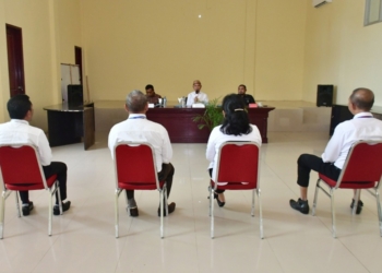 Tes wawancara calon Direksi Perusahaan Umum Daerah Air Minum (Perumdam) Tirta Moolango