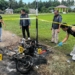 Kondisi motor korban hangus dibakar pelaku