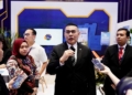 Wamen Ossy Dermawan usai meninjau Booth Kementerian ATR/BPN