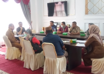 Rapat Banmus DPRD Gorontalo Utara diruang kerja Ketua DPRD Gorontalo Utara, Senin (30/6/2025).