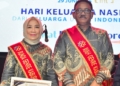 Bupati Boalemo, Drs. Rum Pagau bersama Ketua TP PKK Boalemo, Ny. Hartati Moha Pagau